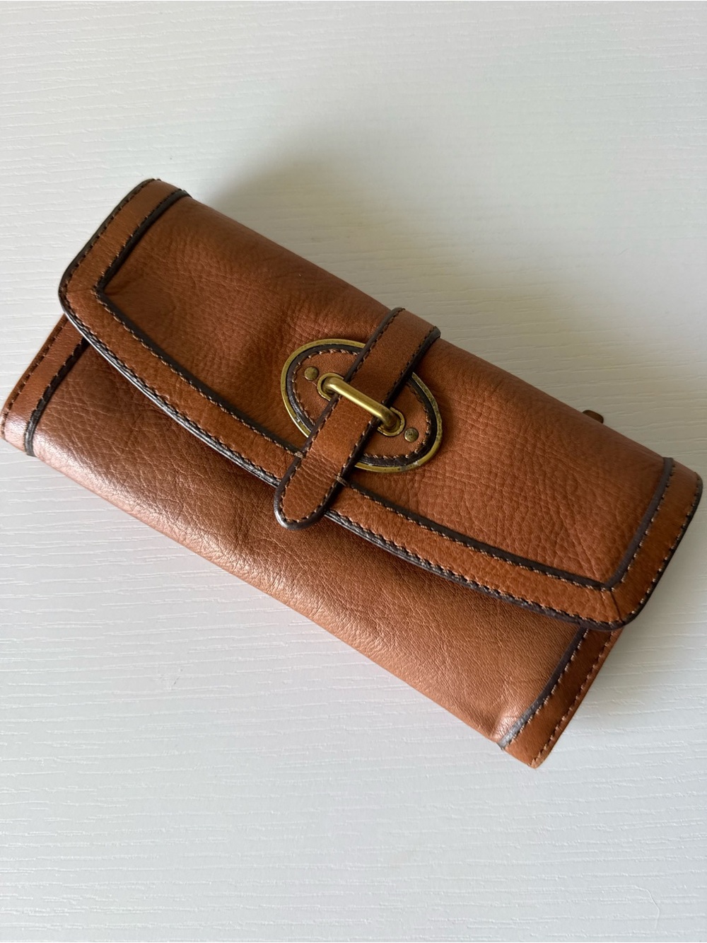 Fossil Brown Leather Wallet
